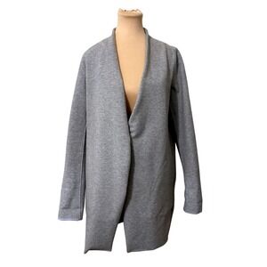 GXF Grey Knit Single Button Cardigan Coat XS Minimalist‎ Professional Neutral